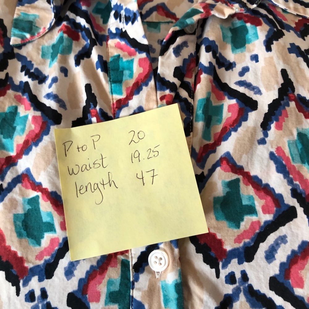 Maeve Multicolor Geometric Midi Dress - Picture 5 of 14